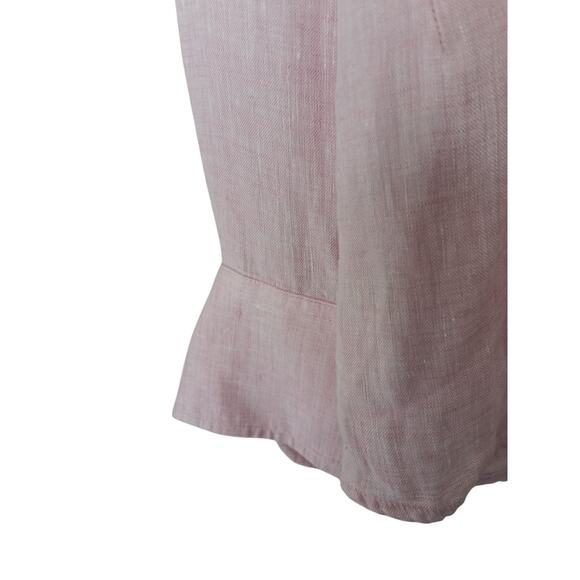 Loro Piana Pink 100% Linen Tunic Top Sz 46 IT (US 10) / Excellent Condition - Picture 7 of 16